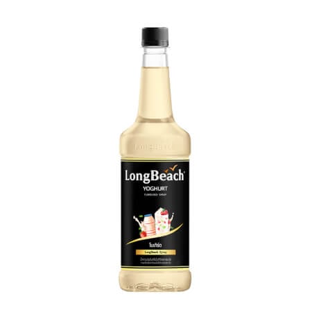 น้ำเชื่อม ลองบีชไซรัป กลิ่น โยเกิร์ต 740 ML._0